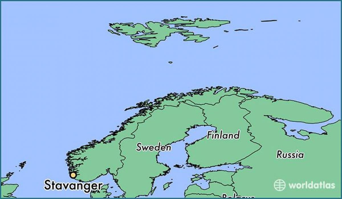 რუკა stavanger ნორვეგია