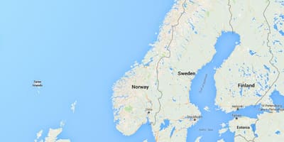 რუკა norge ნორვეგია