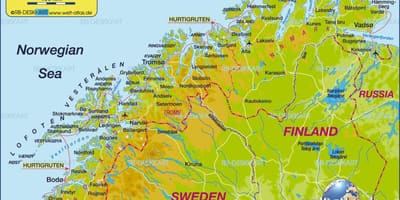 რუკა kirkenes ნორვეგია