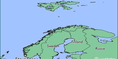 რუკა stavanger ნორვეგია