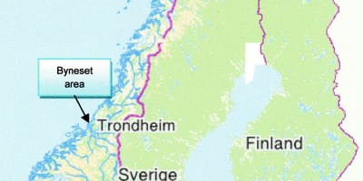 რუკა trondheim ნორვეგია