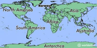 რუკა ნორვეგია მდებარეობა მსოფლიო 